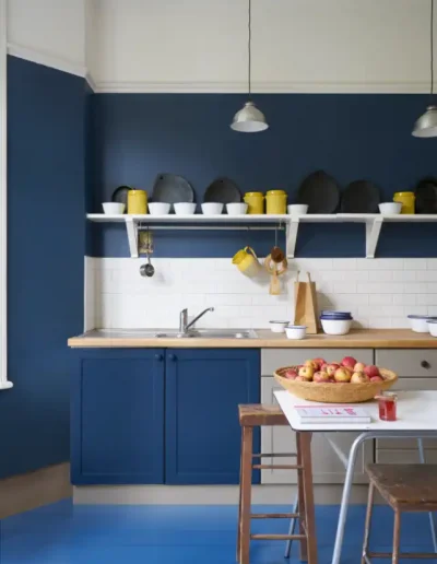 Inspiración cocina color Stiffkey Blue