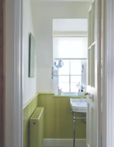 Inspiración baño color verde pistacho