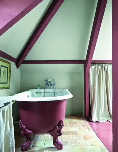 Inspiración baño color lila